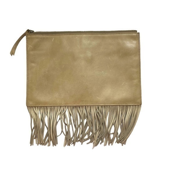Madewell Handbags - Madewell fringed clutch bag